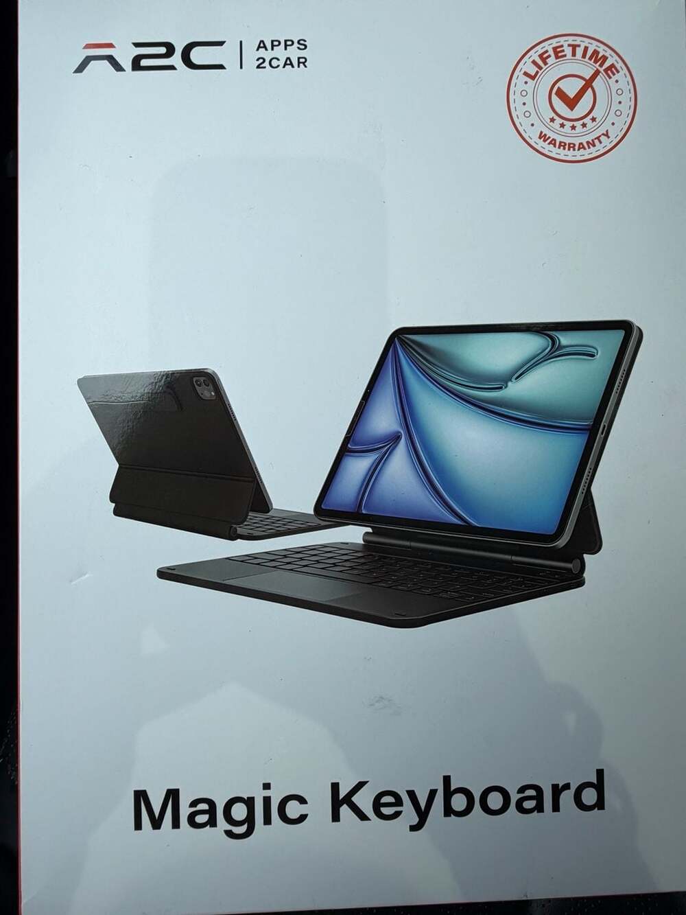 A2C Magic Keyboard Case for iPad Air 11-inch / iPad Air 10.9-inch / iPad Pro 11-